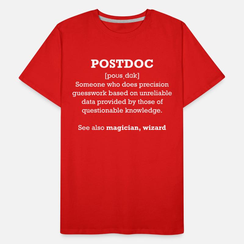 Postdoc - Assistant T-shirt bio Premium Homme