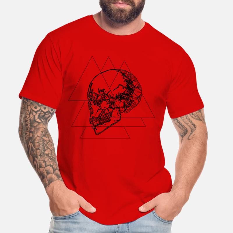 Idée de cadeau d'idée de crâne de conception de crâne T-shirt bio Premium Homme