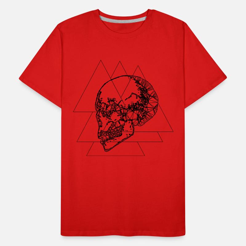 Idée de cadeau d'idée de crâne de conception de crâne T-shirt bio Premium Homme