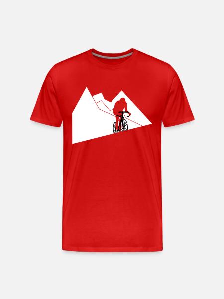 Climber - Men's Premium Organic T-Shirt - red