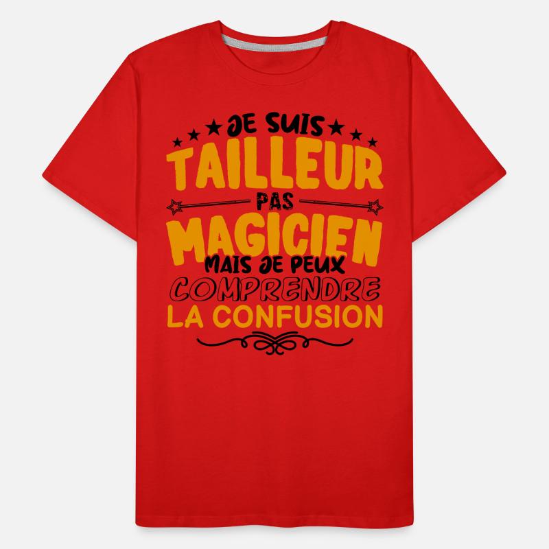 Tailleur pas Magicien | le Meilleur Tailleur cade T-shirt bio Premium Homme