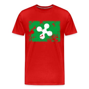 Lombardei - Männer Premium Bio T-Shirt - Rot - Vorne - Damien (186cm)