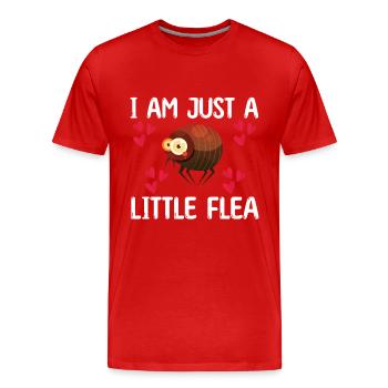 Cadeau aux puces enfants - T-shirt bio Premium Homme - rouge - Devant - Damien (186cm)