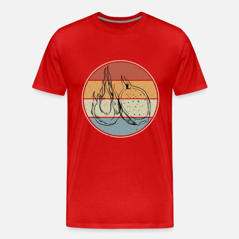 Drachenfrucht - Männer Premium Bio T-Shirt - Rot