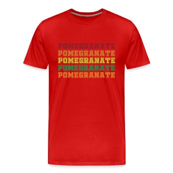 Grenade - T-shirt bio Premium Homme - rouge - Devant - Damien (186cm)