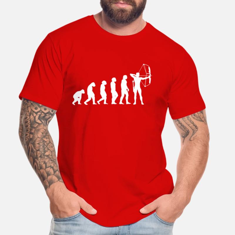 Bogenschiessen Evolution Männer Premium Bio T-Shirt