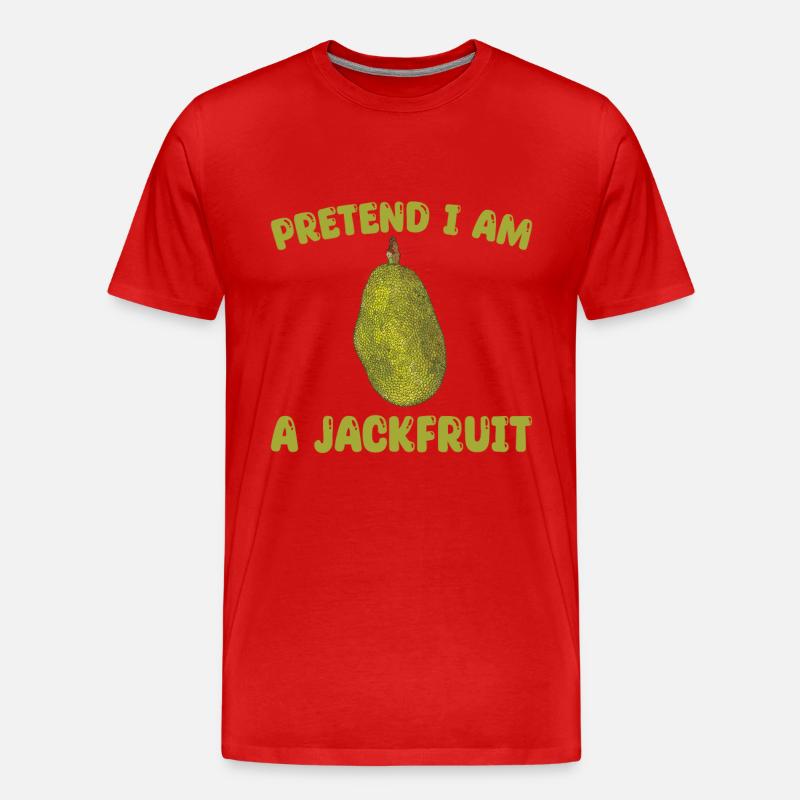 Jackfrucht - Männer Premium Bio T-Shirt - Rot