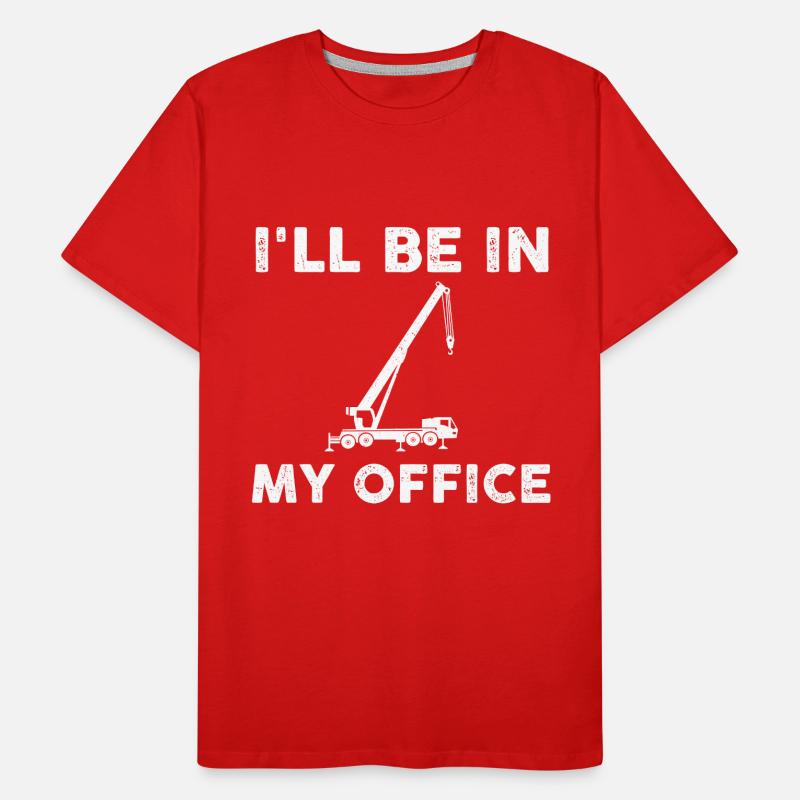 Mobile crane operator gift Men's Premium Organic T-Shirt