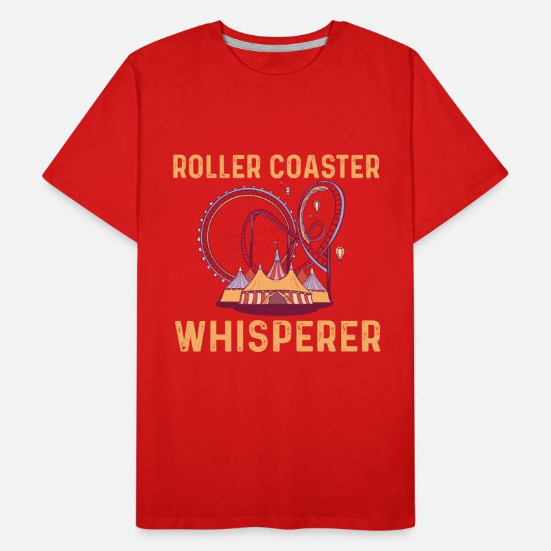 Roller coaster whisperer Men's Premium Organic T-Shirt
