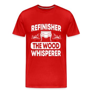 DIY furniture repair - Men's Premium Organic T-Shirt - red - Front - Damien (186cm)