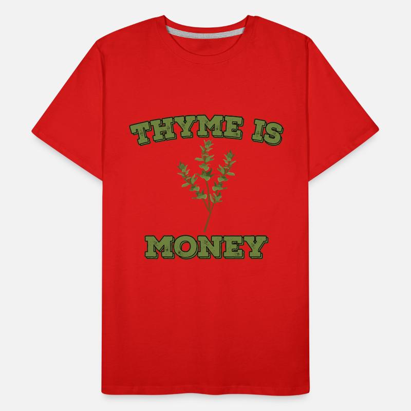 Le thym, c’est de l’argent T-shirt bio Premium Homme