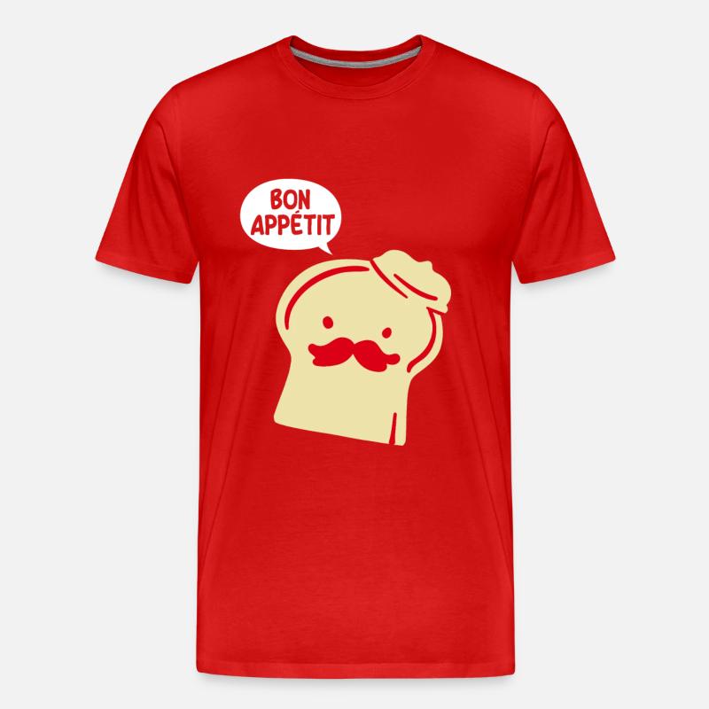 Arme Ritter - Männer Premium Bio T-Shirt - Rot