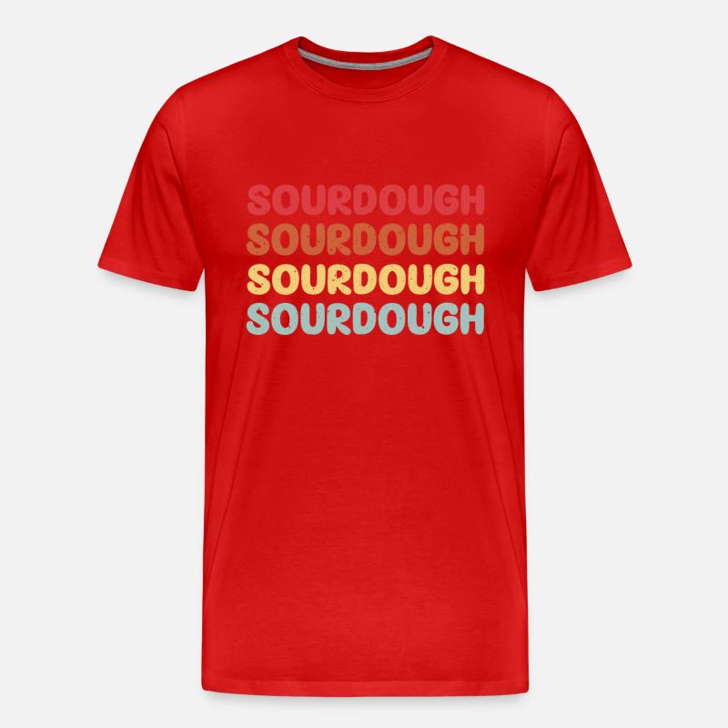 Sauerteig - Männer Premium Bio T-Shirt - Rot