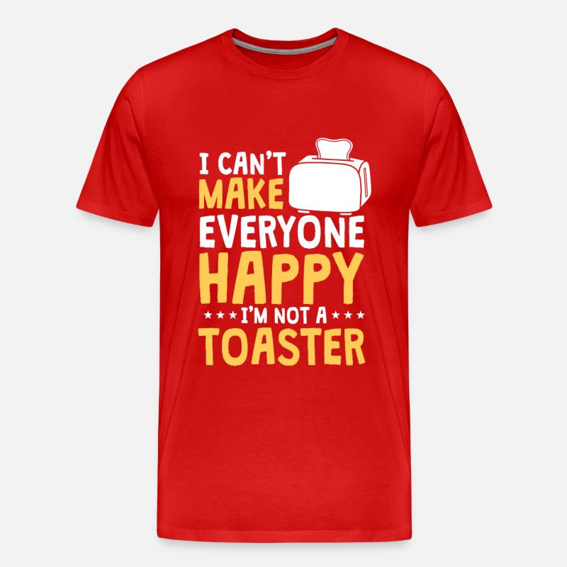 Toaster - Männer Premium Bio T-Shirt - Rot
