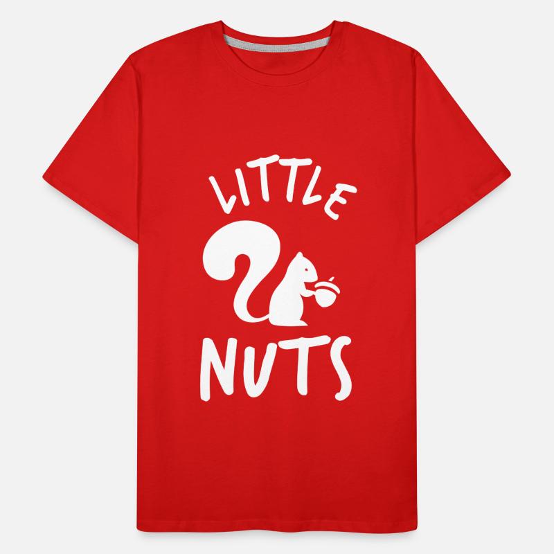 Squirrel Little Nuts Men's Premium Organic T-Shirt
