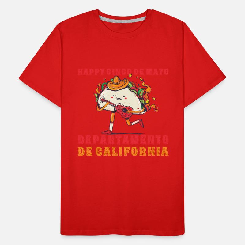 Joyeux Cinco de Mayo California T-shirt bio Premium Homme