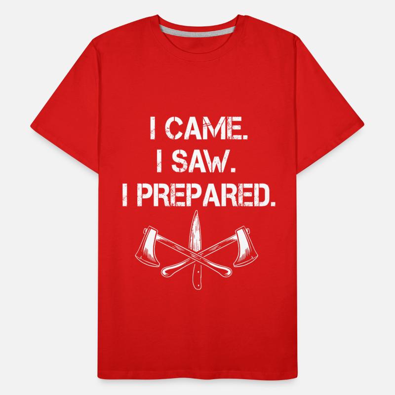 Funny Prepper Gift Men's Premium Organic T-Shirt
