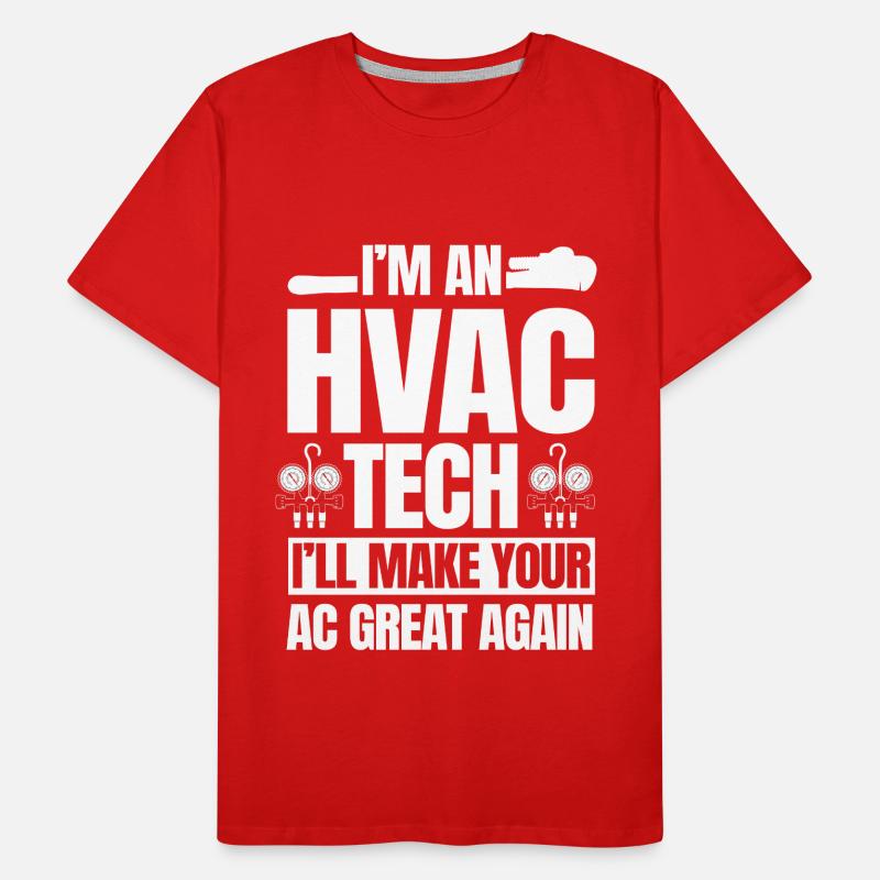 Heating, ventilation and air conditioning technicians Men's Premium Organic T-Shirt