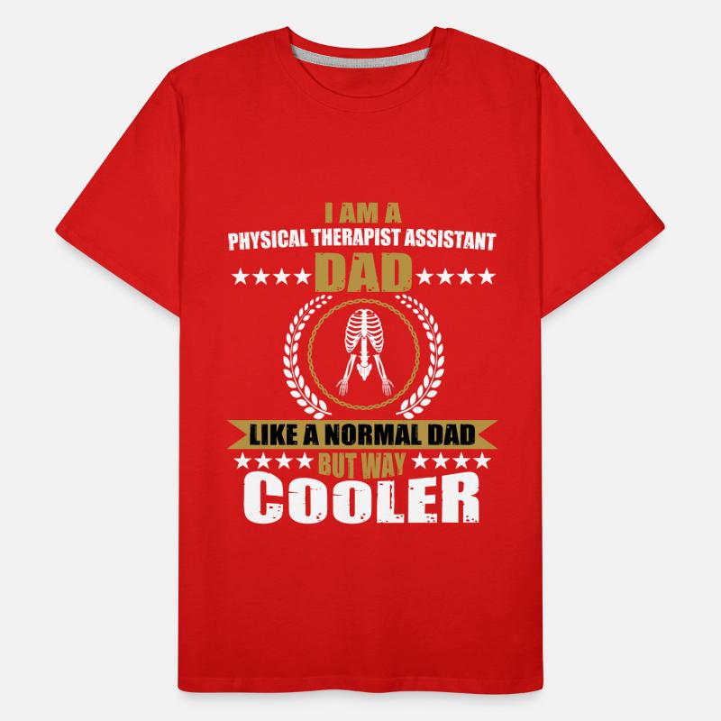 Physiotherapeut Assistent Papa Männer Premium Bio T-Shirt