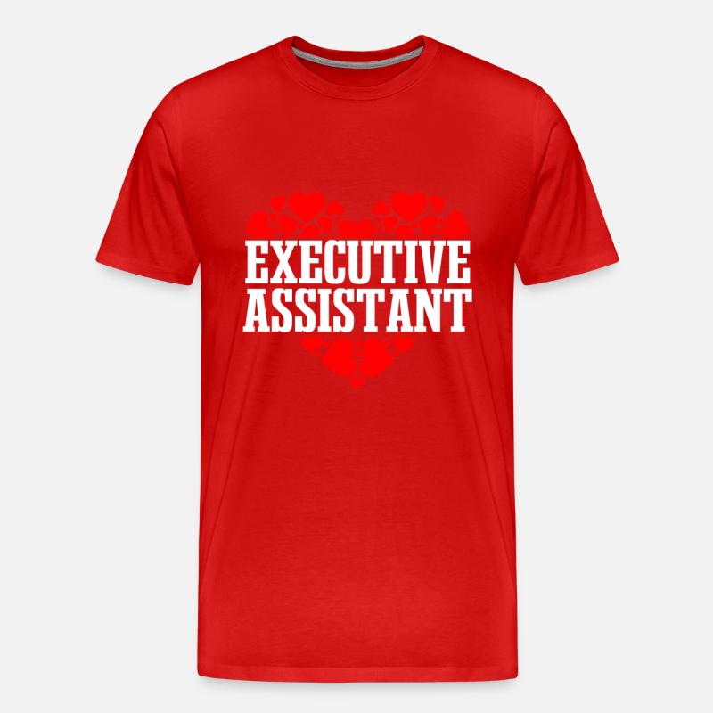 Assistentin Der Geschäftsführung Geschenk - Männer Premium Bio T-Shirt - Rot