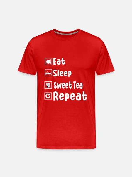 Sweet tea - Men's Premium Organic T-Shirt - red