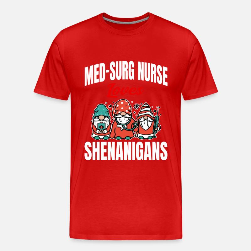 Conception médico-chirurgicale de la Saint-Patrick - T-shirt bio Premium Homme - rouge