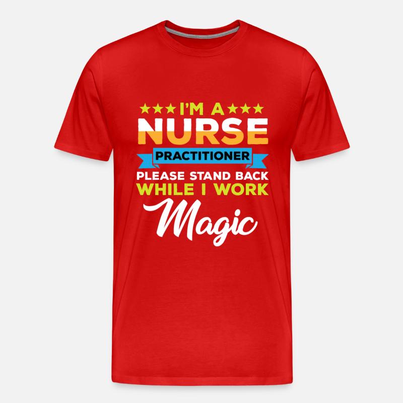 Lustiges Advanced Practice Nurse Geschenk - Männer Premium Bio T-Shirt - Rot