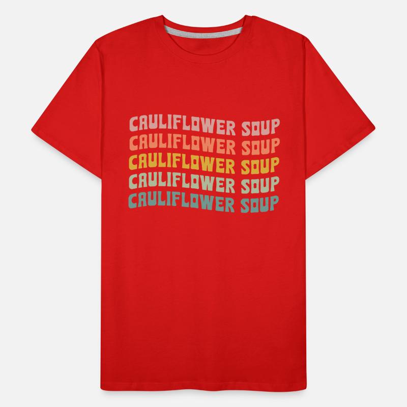 Soupe de chou-fleur T-shirt bio Premium Homme