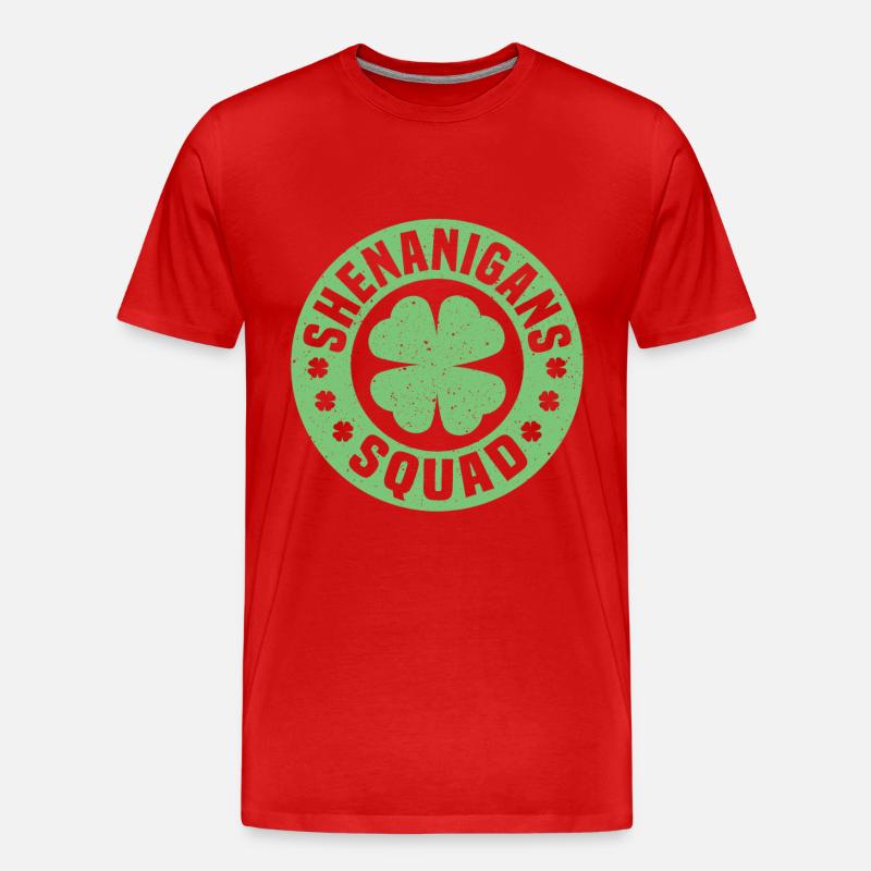 Shenanigans Squad Shirt - Männer Premium Bio T-Shirt - Rot