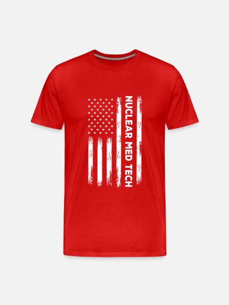 NuklearAmerican Nuclear Med Tech - Männer Premium Bio T-Shirt - Rot