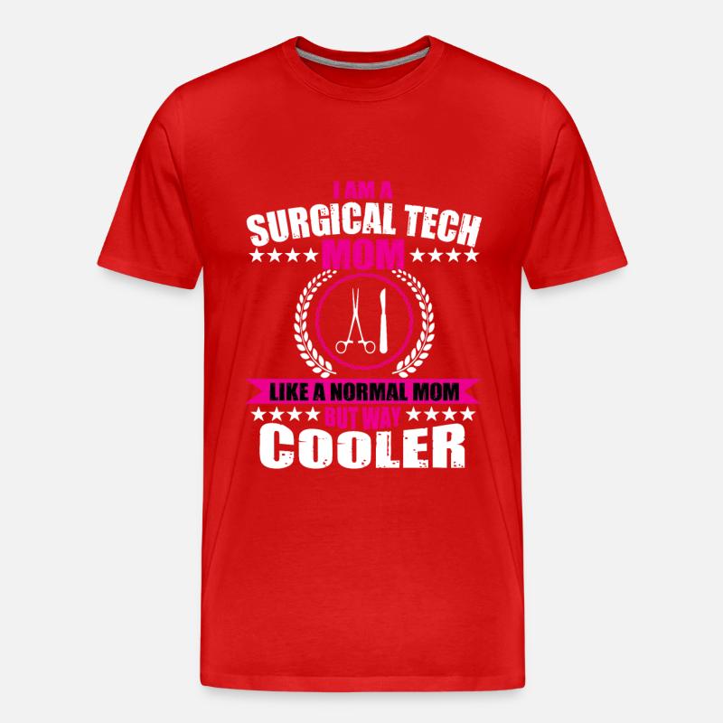 Programmes d’assistants techniques chirurgicaux Chi - T-shirt bio Premium Homme - rouge