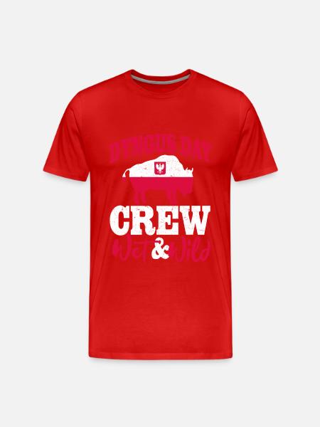 Dyngus Day Wet And Wild - Men's Premium Organic T-Shirt - red