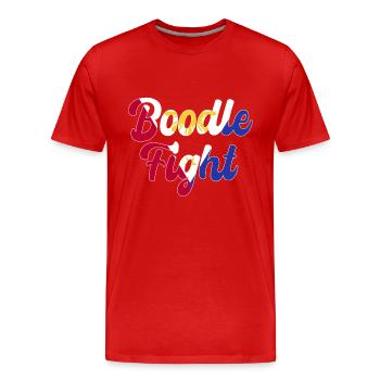 Philippinischer Boodle Fight - Männer Premium Bio T-Shirt - Rot - Vorne - Damien (186cm)