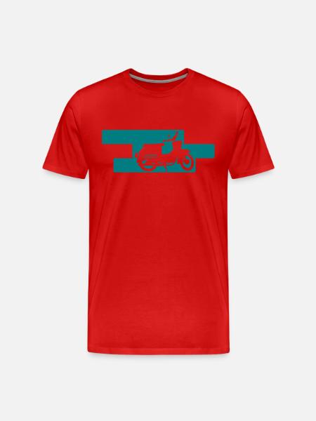 Schwalbe KR50 - Männer Premium Bio T-Shirt - Rot