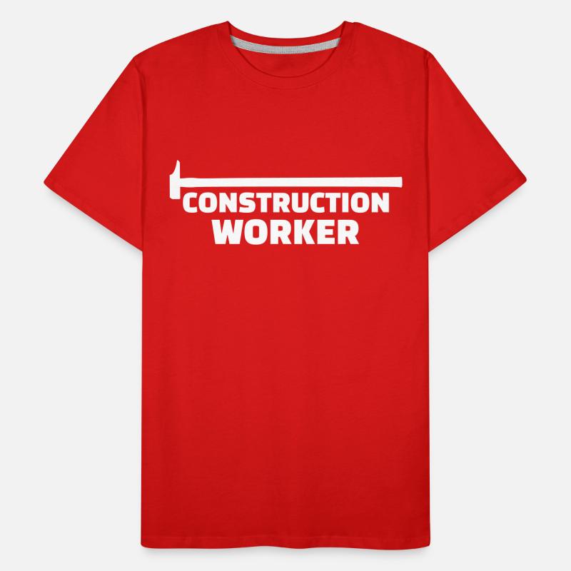 Construction worker Men's Premium Organic T-Shirt