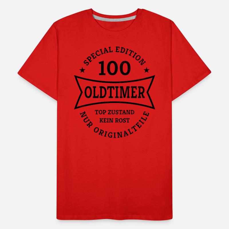 Oldtimer 100th birthday born 1923 gift Men's Premium Organic T-Shirt
