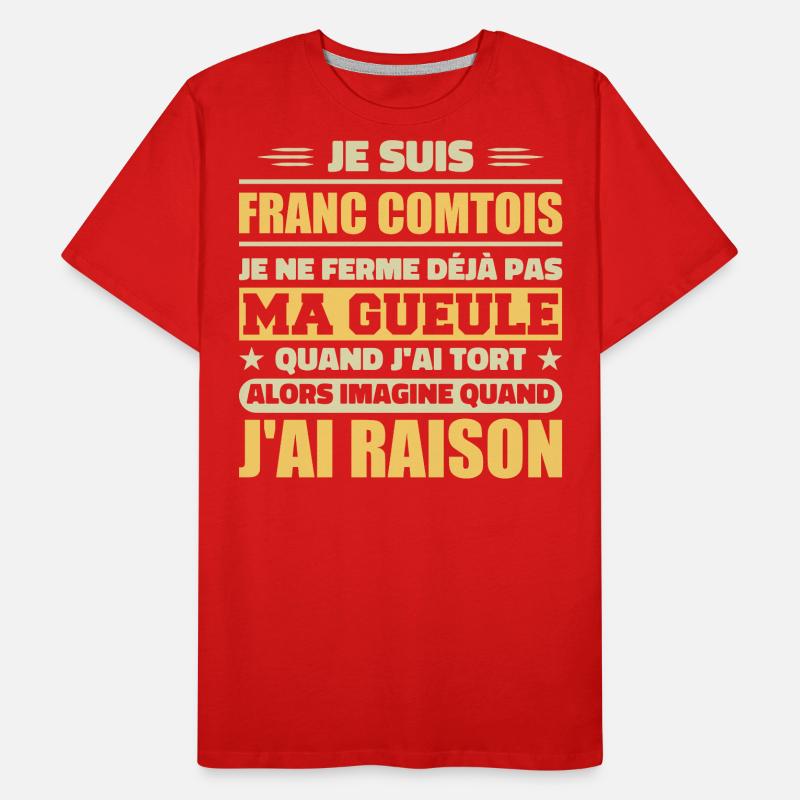Franc comtois I don't shut my mouth frank comté Men's Premium Organic T-Shirt