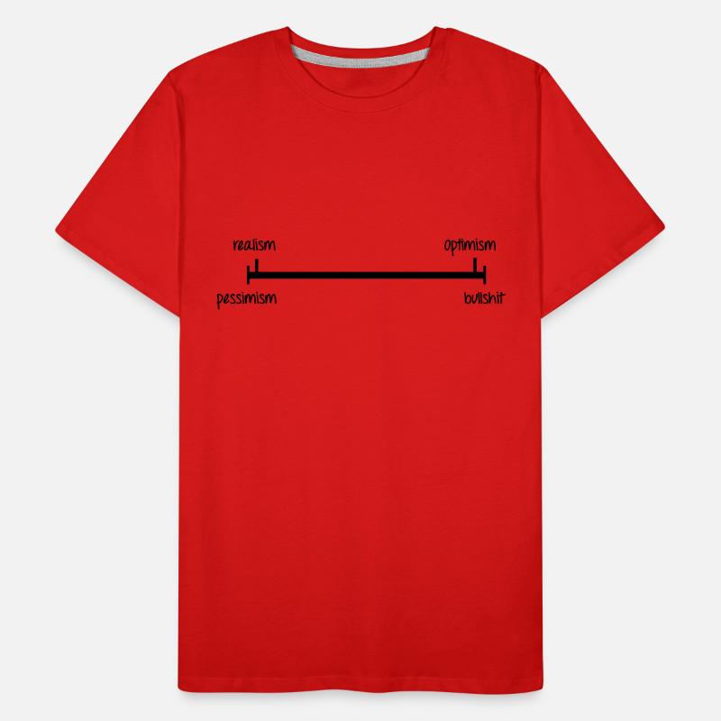 Optimism / Pessimism T-shirt bio Premium Homme