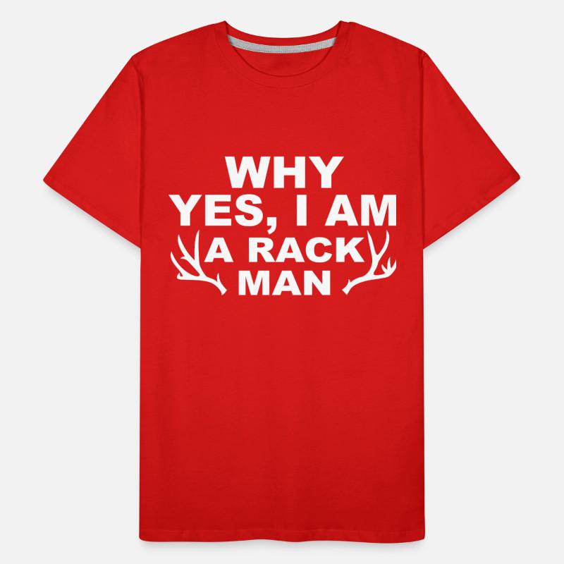 Jäger Jagt.Hirsch Geschenkidee Männer Premium Bio T-Shirt