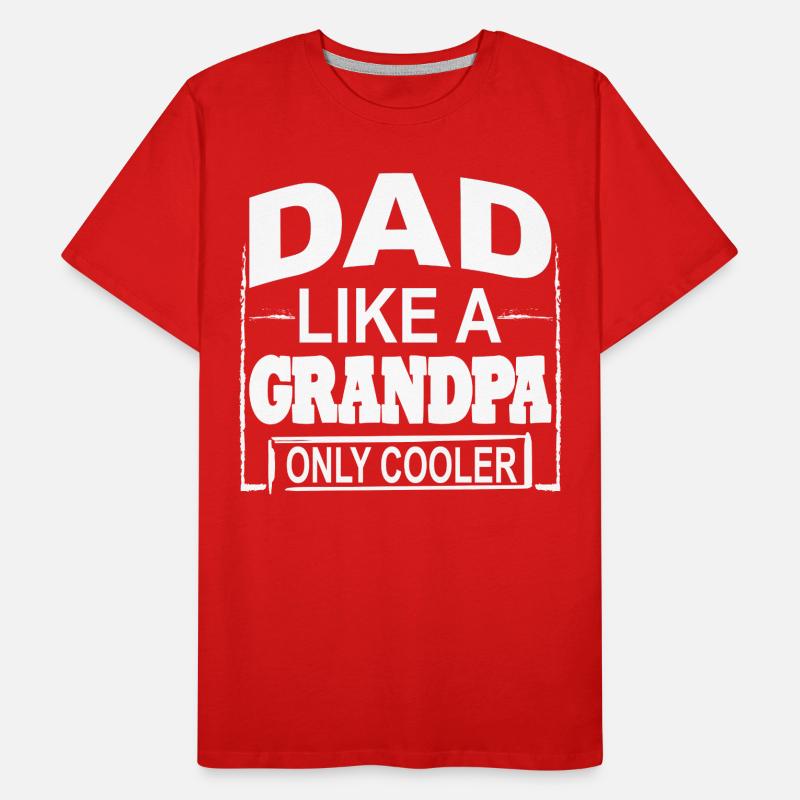 Opa Großeltern Geschenkidee Spruch Männer Premium Bio T-Shirt
