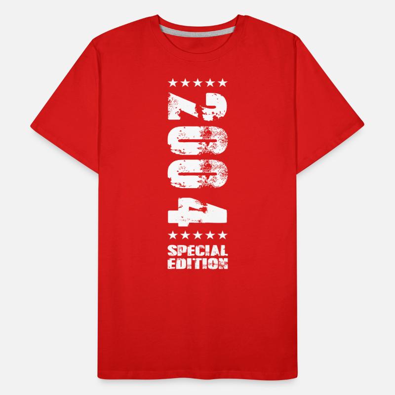 Geburtstag Geschenkidee 2004 Männer Premium Bio T-Shirt