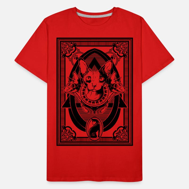 Sphynx Männer Premium Bio T-Shirt