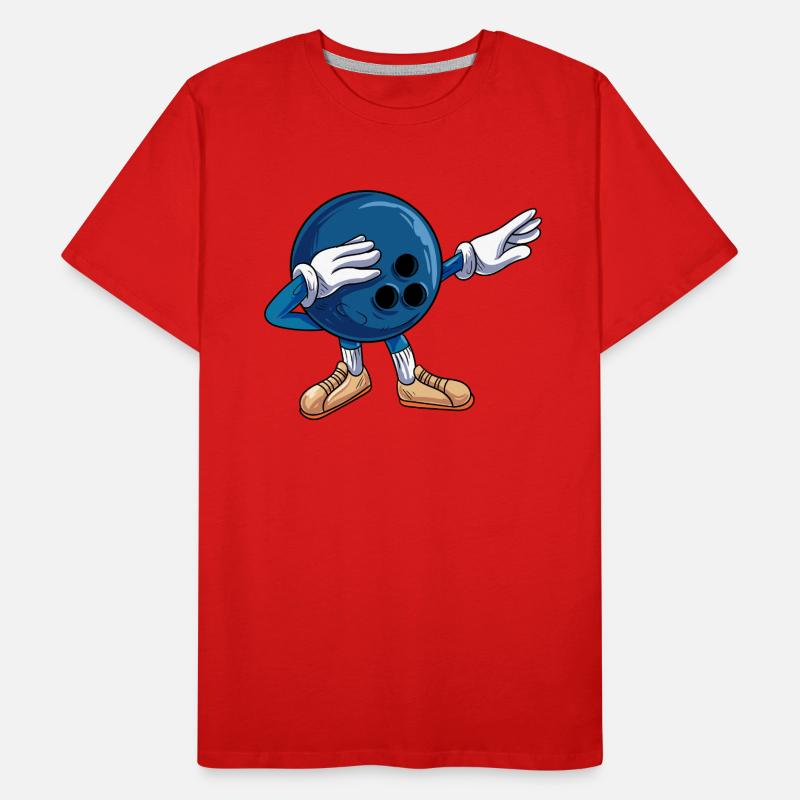 Boule de bowling Dabbing T-shirt bio Premium Homme