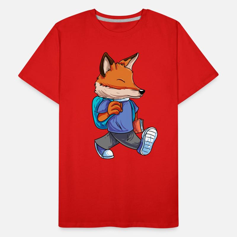 Fuchs Rentrée des classes T-shirt bio Premium Homme