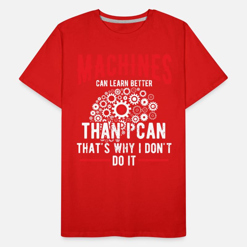 AI Machine Programming Robot Engineer Men's Premium Organic T-Shirt