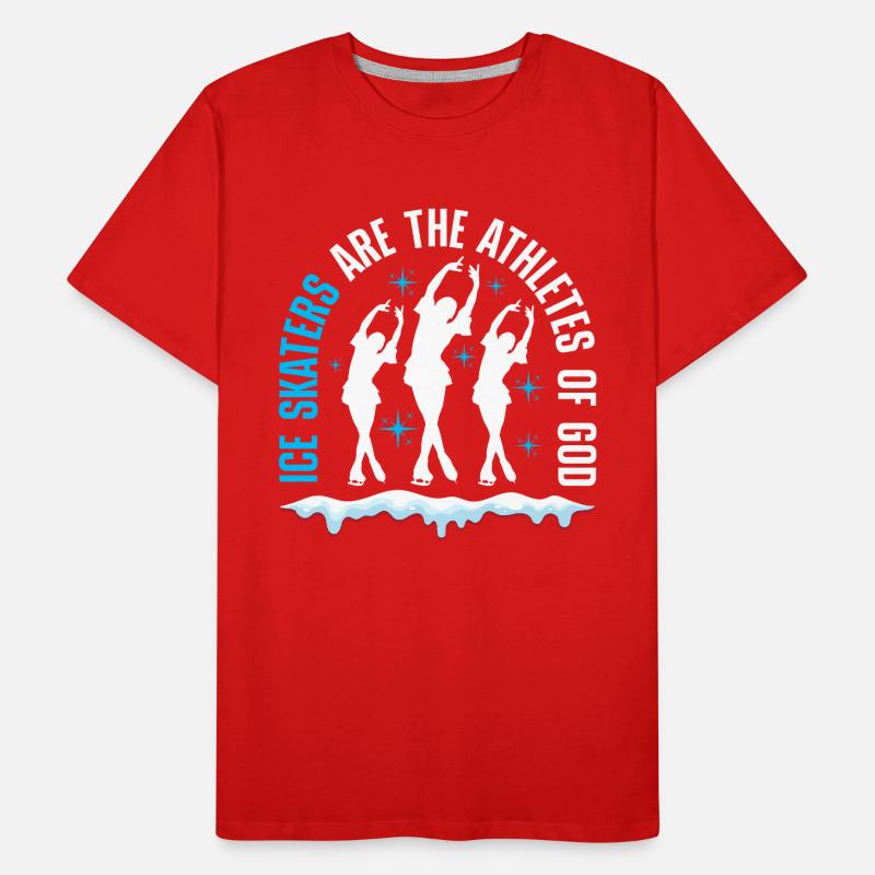 Eislaufen Eiskunstläuferin Männer Premium Bio T-Shirt