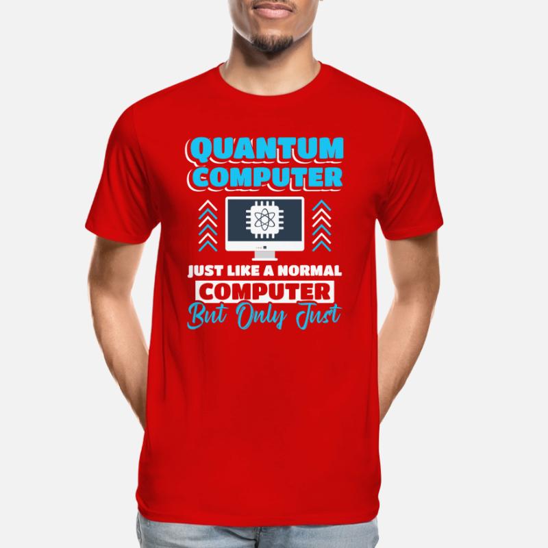Quantum Computer Quantum Computing Men's Premium Organic T-Shirt