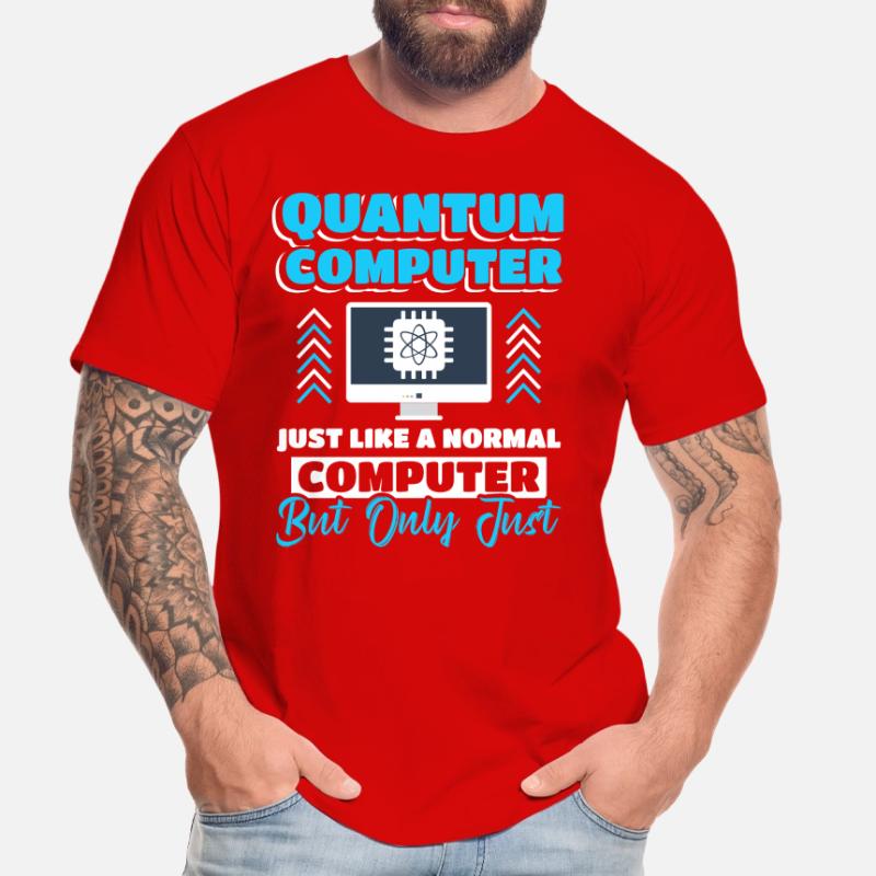Quantum Computer Quantum Computing Men's Premium Organic T-Shirt
