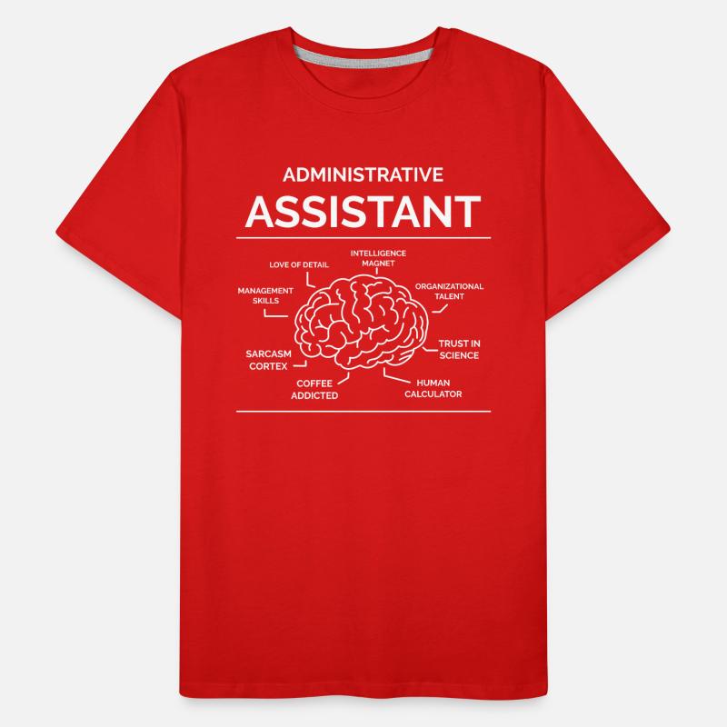 Adjointe administrative T-shirt bio Premium Homme