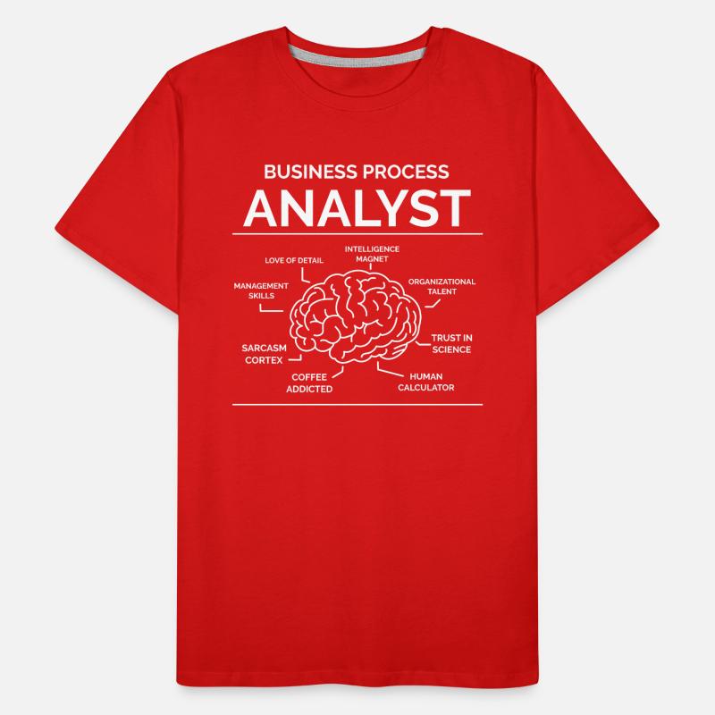 Analyste des processus d’affaires T-shirt bio Premium Homme